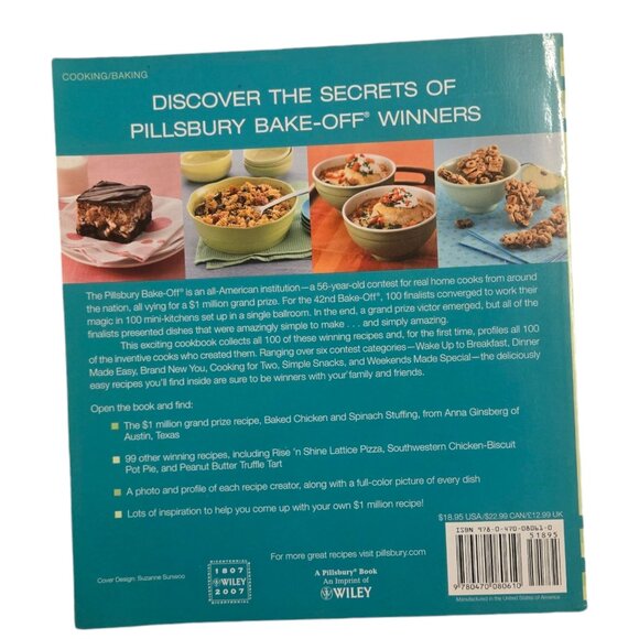 Pillsbury Bake Off Winners Cookbook 100 Top Recipes From The 42nd Contest - Picture 2 of 14